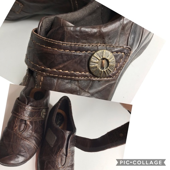 Clark’s Artisian leather upper decorative button 9M - Picture 7 of 9